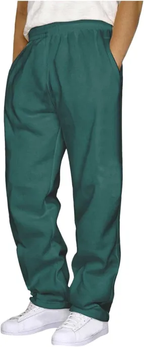 BIFUTON Sweat Pants for Mens Big and Tall Straight Leg Joggers Drawstring Fleece Lined Pants Men Winter Pants Workout Pants