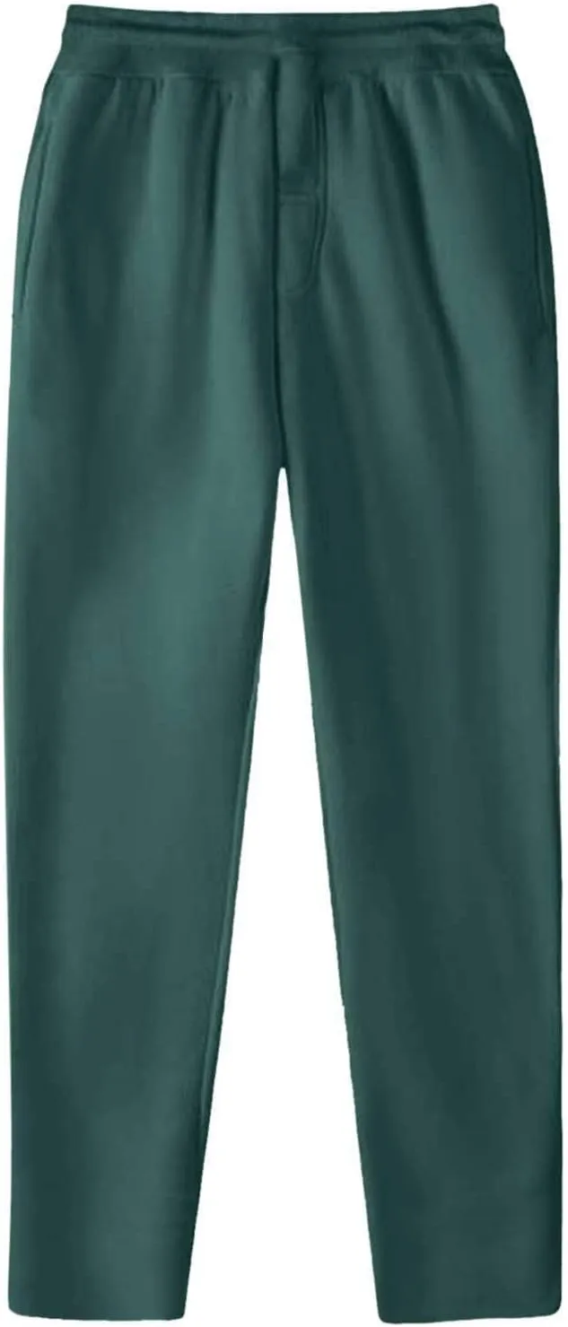 BIFUTON Sweat Pants for Mens Big and Tall Straight Leg Joggers Drawstring Fleece Lined Pants Men Winter Pants Workout Pants