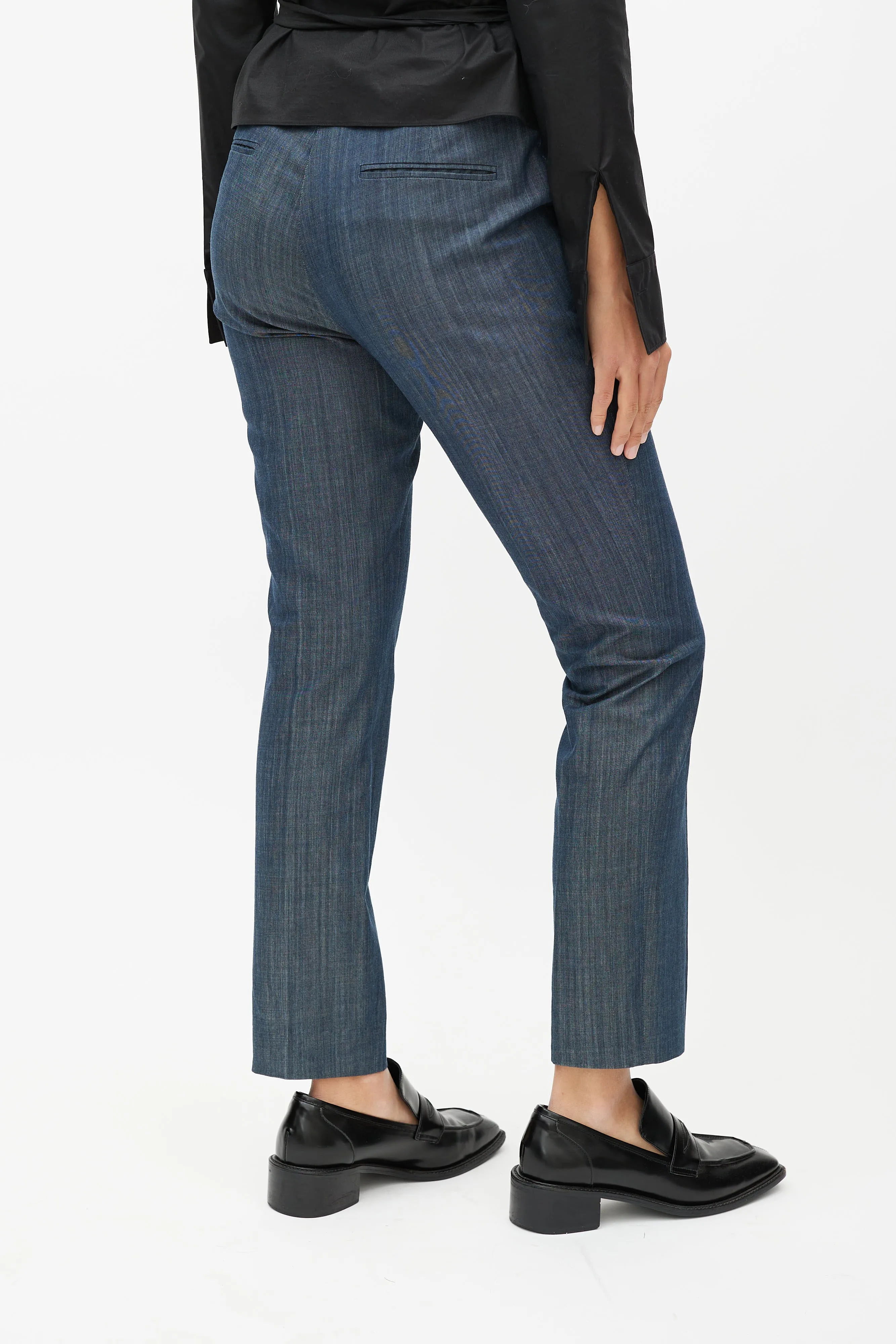 Blue Denim Pant Suit