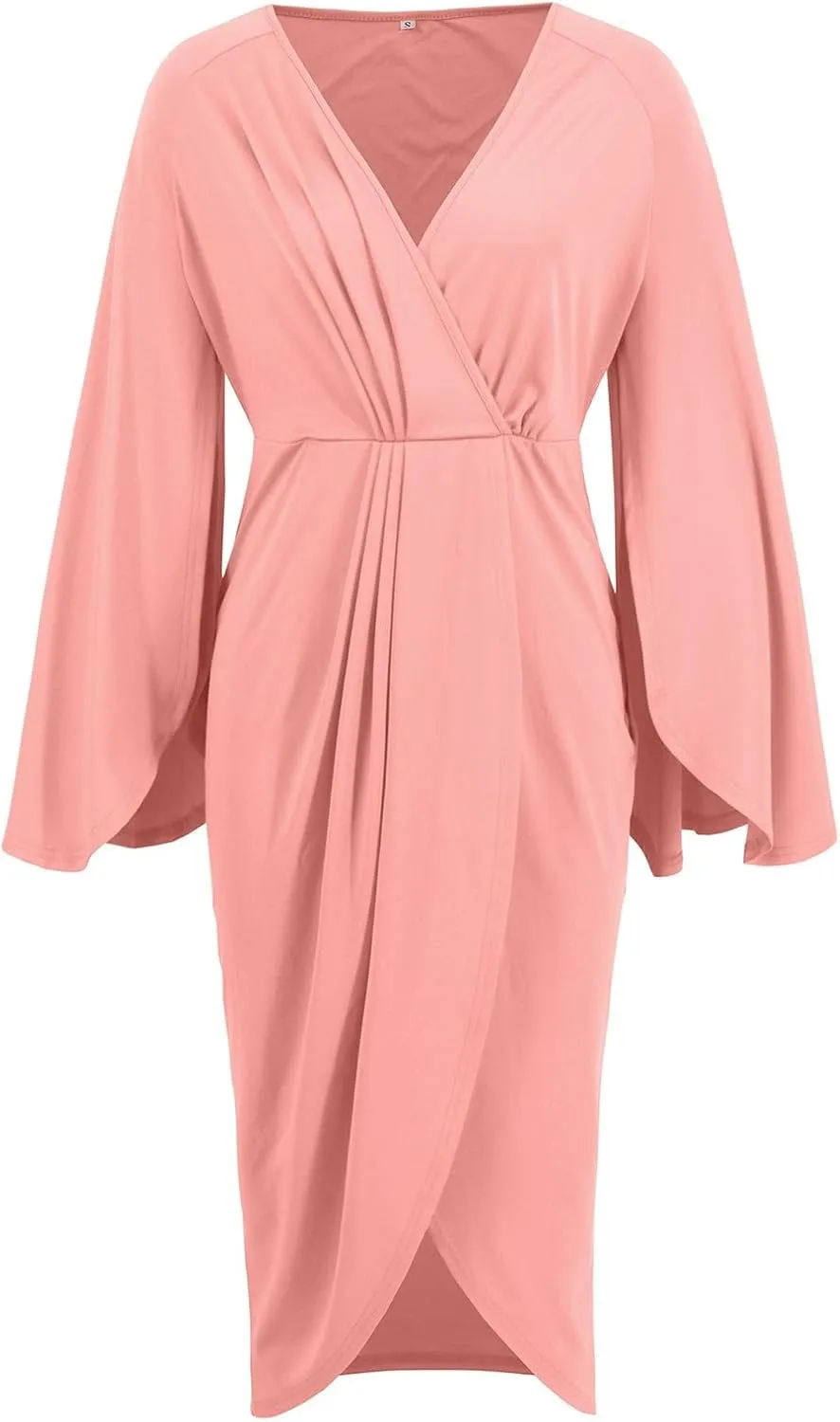 Elegant Dresses for Women Classy Loose Flowy Swing Sleeve Tie Waist Semi Formal Dress Wedding Guest Elegant Swimsuit Coverup