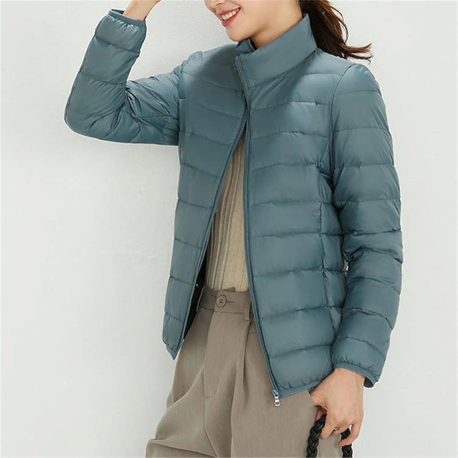 Fleece Long Coats Jackets Hooded Windproof Winter Coat with Recycled Insulation Winter sherpa Lined Ski Jacket for