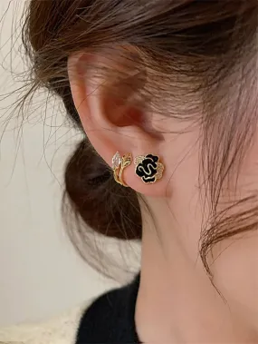 Flower Decor Earring Jackets