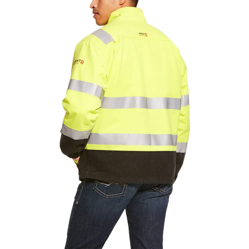 FR HI-VIS INSULATED H2O JACKET - 700-Yellow | Ariat 10024022