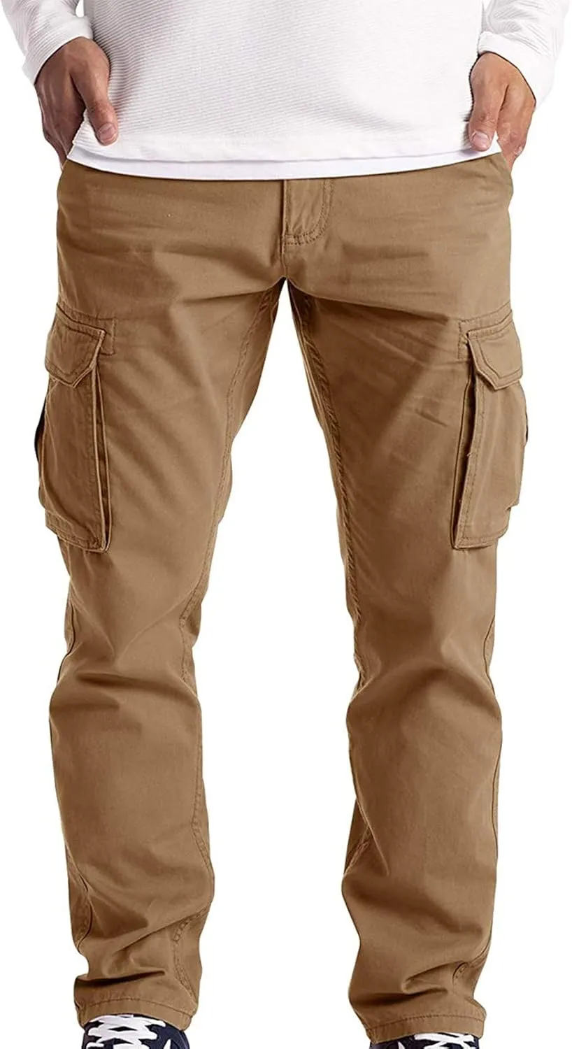 Men's Slim Joggers Workout Pants Mens Pants Casual Pocket Bodybuilding Men's Pants Mens' Fleece Joggers Sweatpants