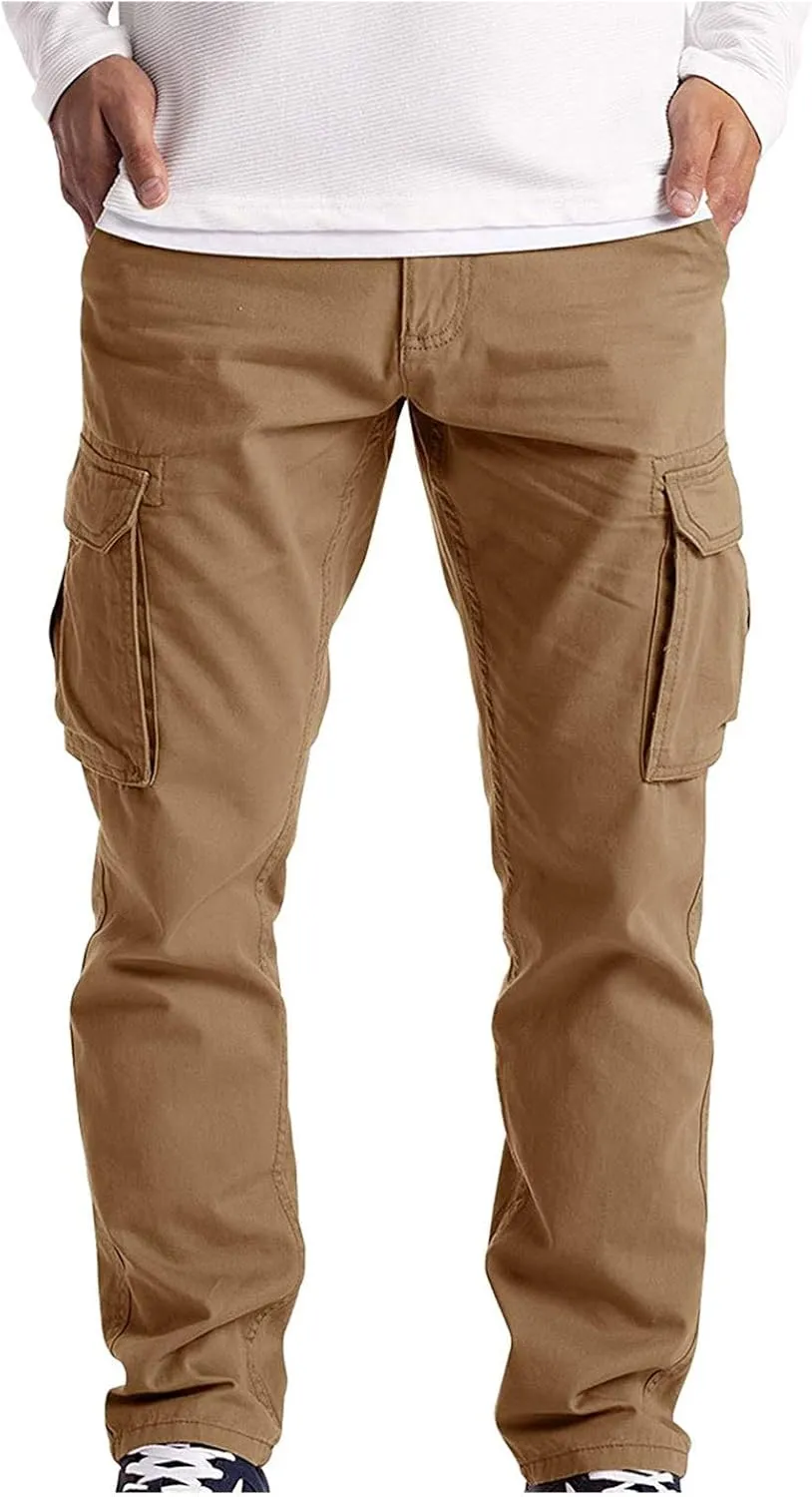 Men's Slim Joggers Workout Pants Mens Pants Casual Pocket Bodybuilding Men's Pants Mens' Fleece Joggers Sweatpants