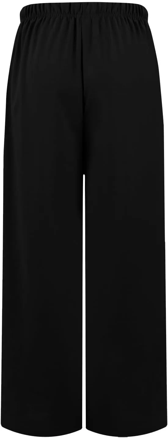 Sweat Pants for Womens Sweatpants Baggy Joggers Wide Leg High Waisted Straight Leg Pull on Jogger Pants with Pockets