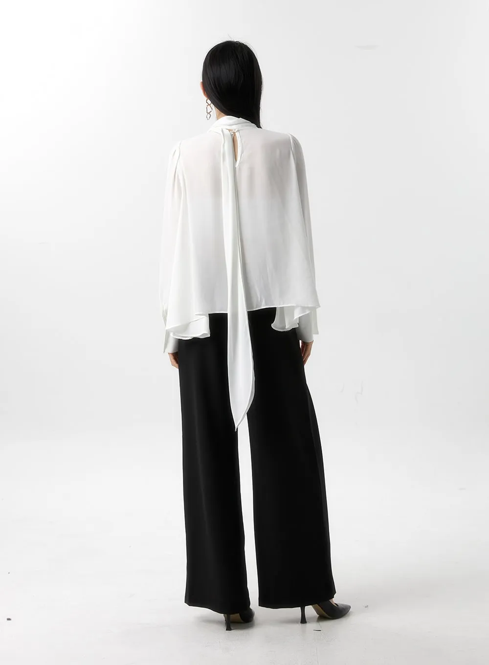 Wide Fit Pintuck Trousers IS315