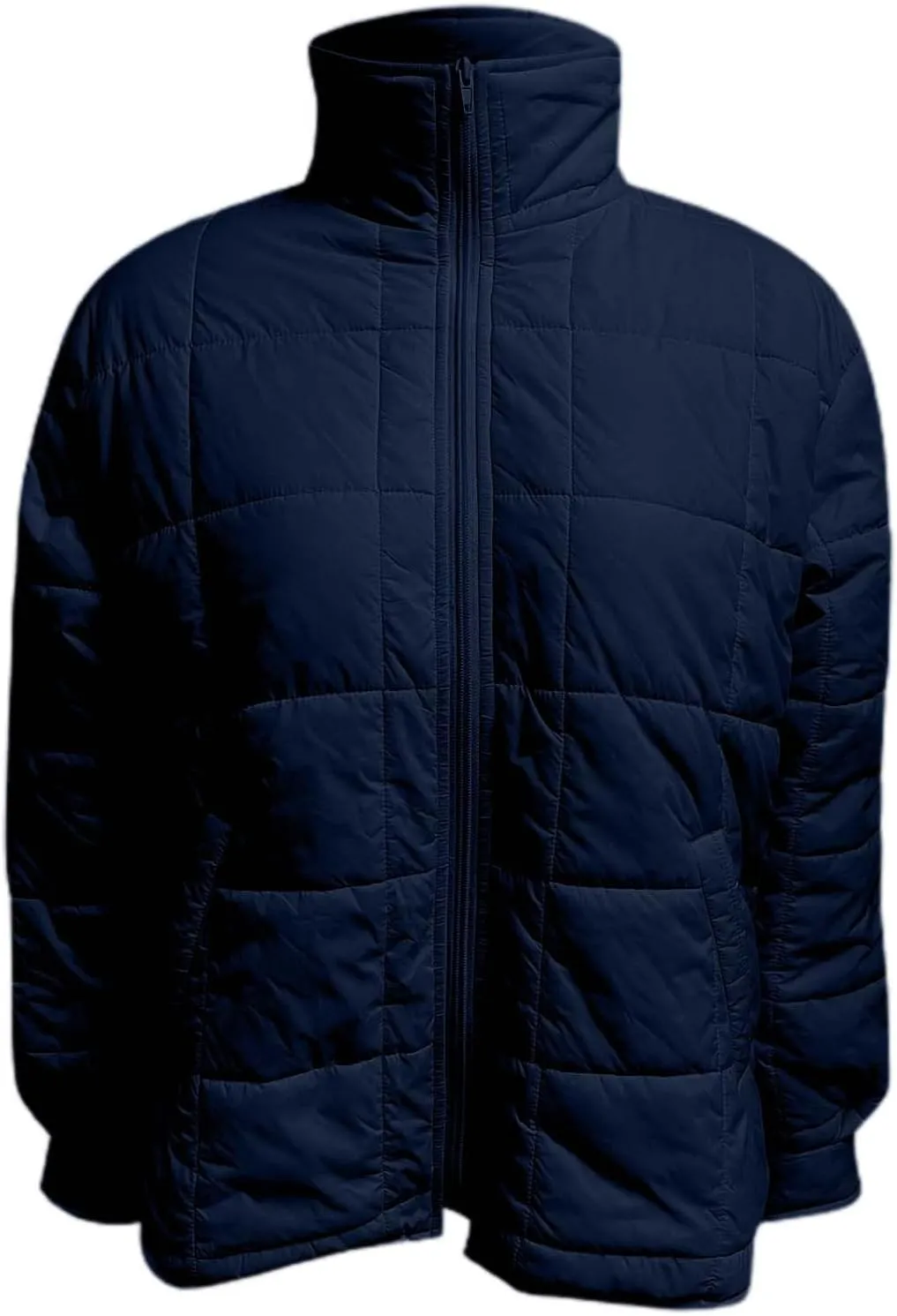 Women's Lightweight Oversized Long Sleeve Zip Waterproof Packable Puffer Jacket Warm Short down Coat with Pockets