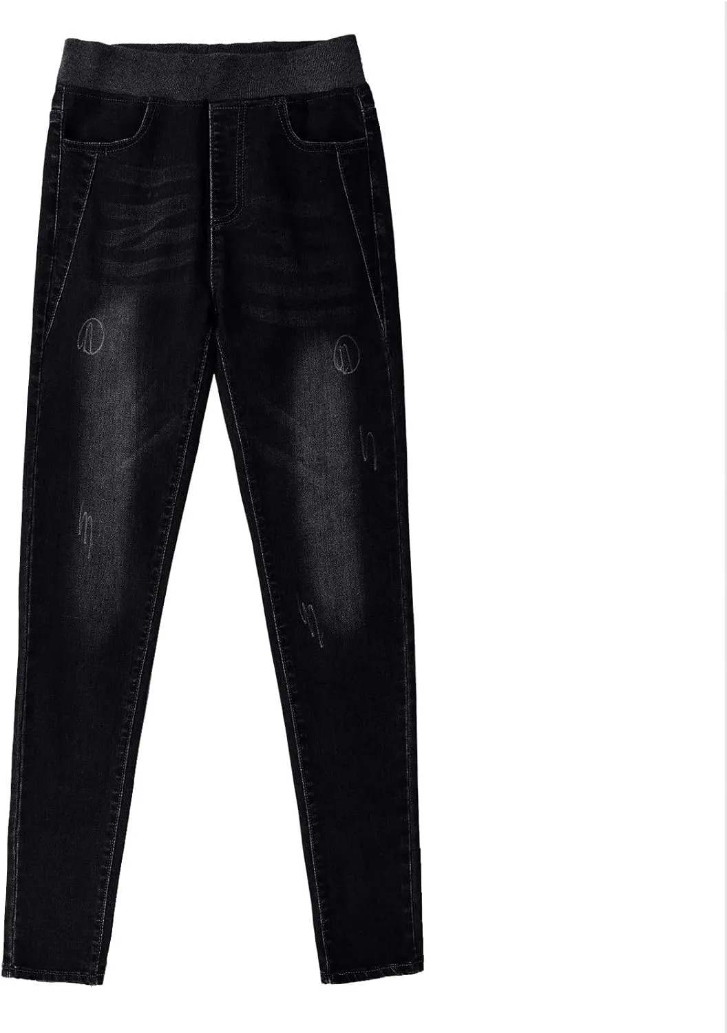 Women's Skinny Jean Ladies Casual Work Pants Stretch High Waisted Denim Trousers Lounge Wear Denim Tight Pants