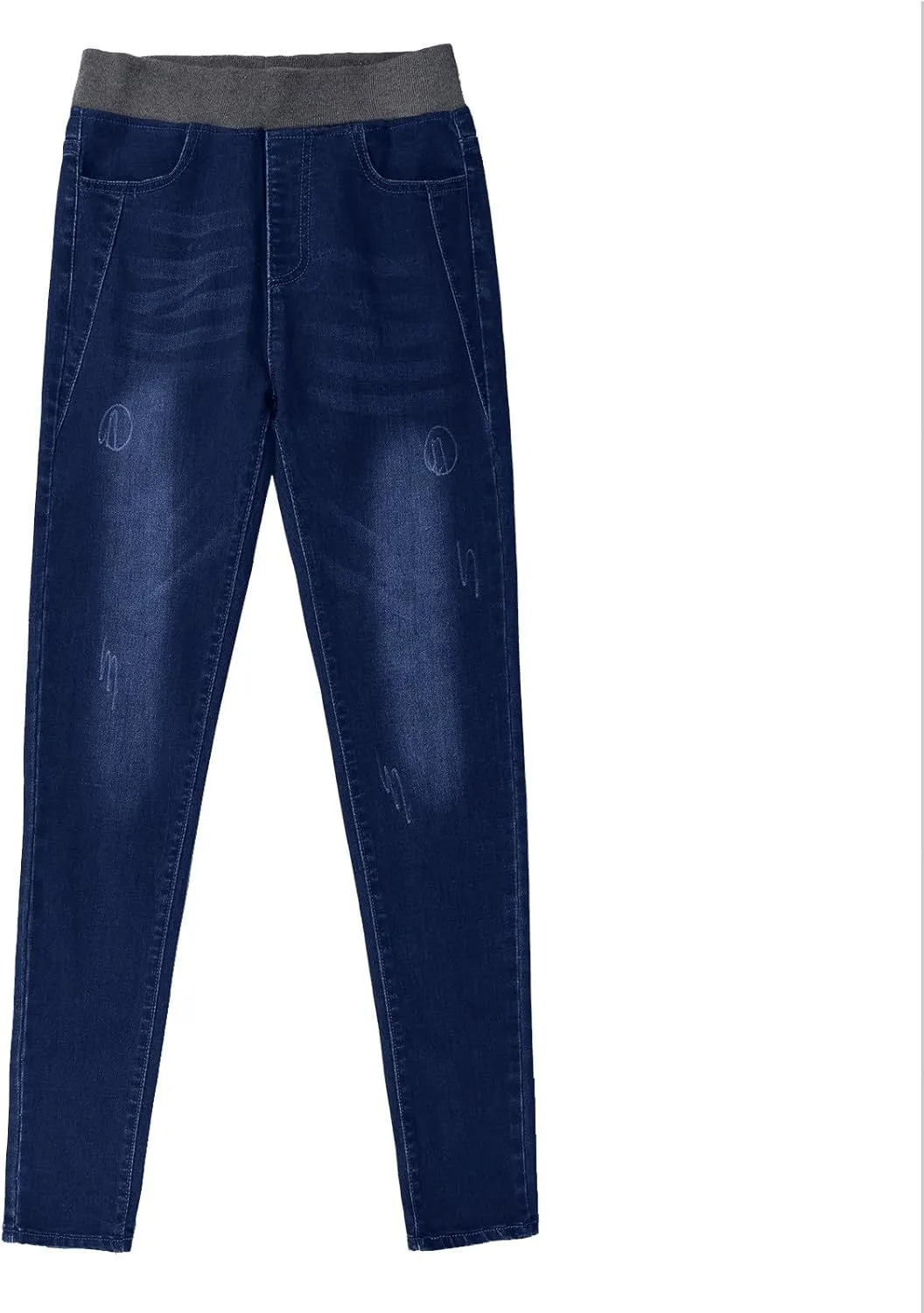 Women's Skinny Jean Ladies Casual Work Pants Stretch High Waisted Denim Trousers Lounge Wear Denim Tight Pants
